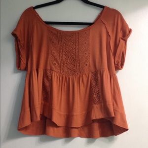 Free People short sleeve blouse